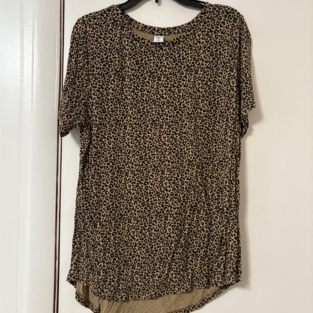 Leopard Print Women's Top